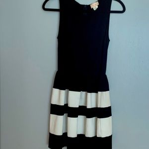 Black and white dress